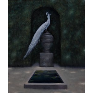 Babar Moghal, 12 x 10 Inch, Equinox, Oil on Board, Figurative Painting, AC-BM-063